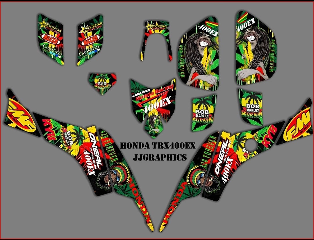 Honda 400ex Graphic Kit Etsy