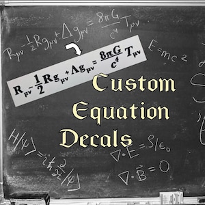 Equation Magnetic Sticker – Praz Judah, Inc.