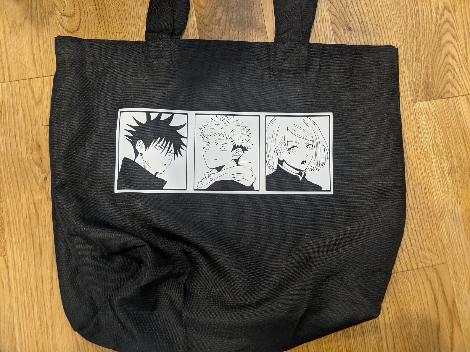 Handmade Jujutsu Kaisen Tote Bag Etsy