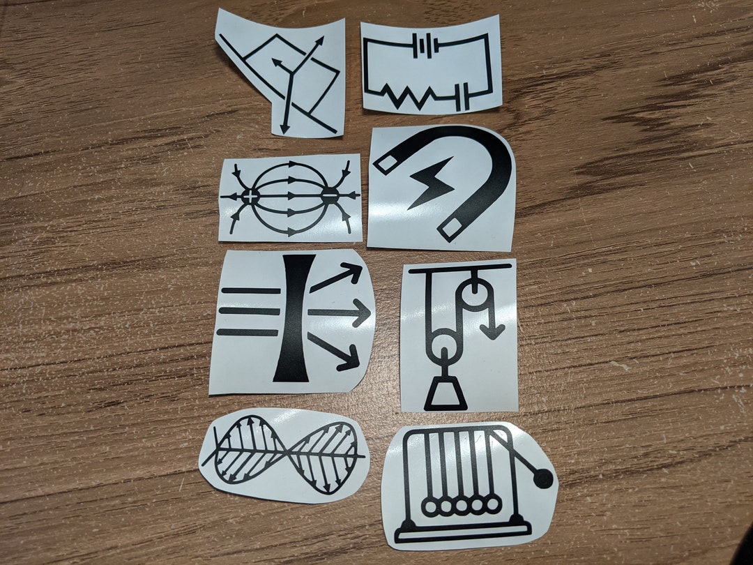 Physics Decal Pack | Laptop Decal Sticker - Etsy