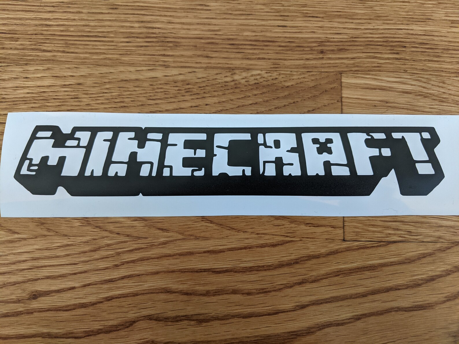 Minecraft Logo Decal Sticker | Laptop Decal | Laptop Sticker - Etsy