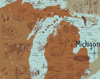 Map of Michigan