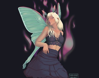 Luna Moth Fae