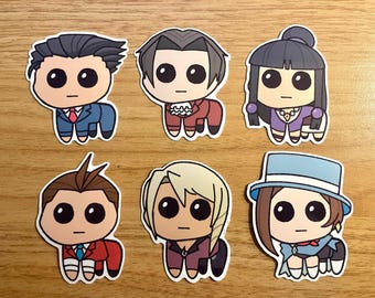 Ace Attorney TBH Stickers