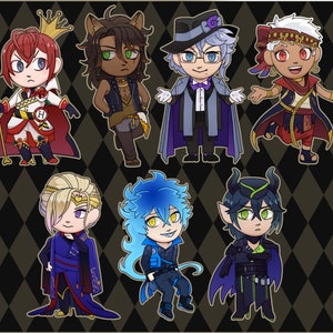 TWST Housewarden Acrylic Charms Twisted Wonderland