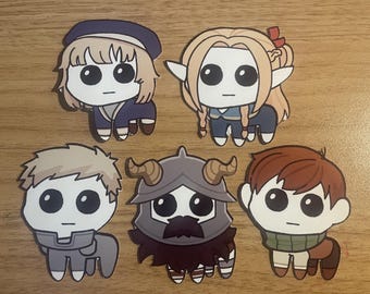 Dungeon Meshi TBH Stickers