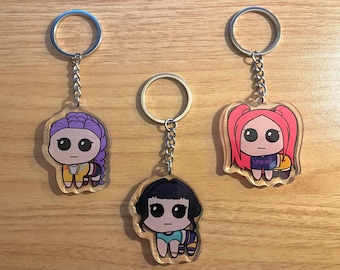 K-Pop Demon Hunter TBH Keychains