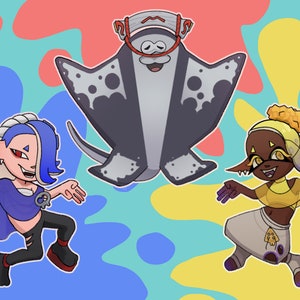 Splatoon 3 Deep Cut Acrylic Charms