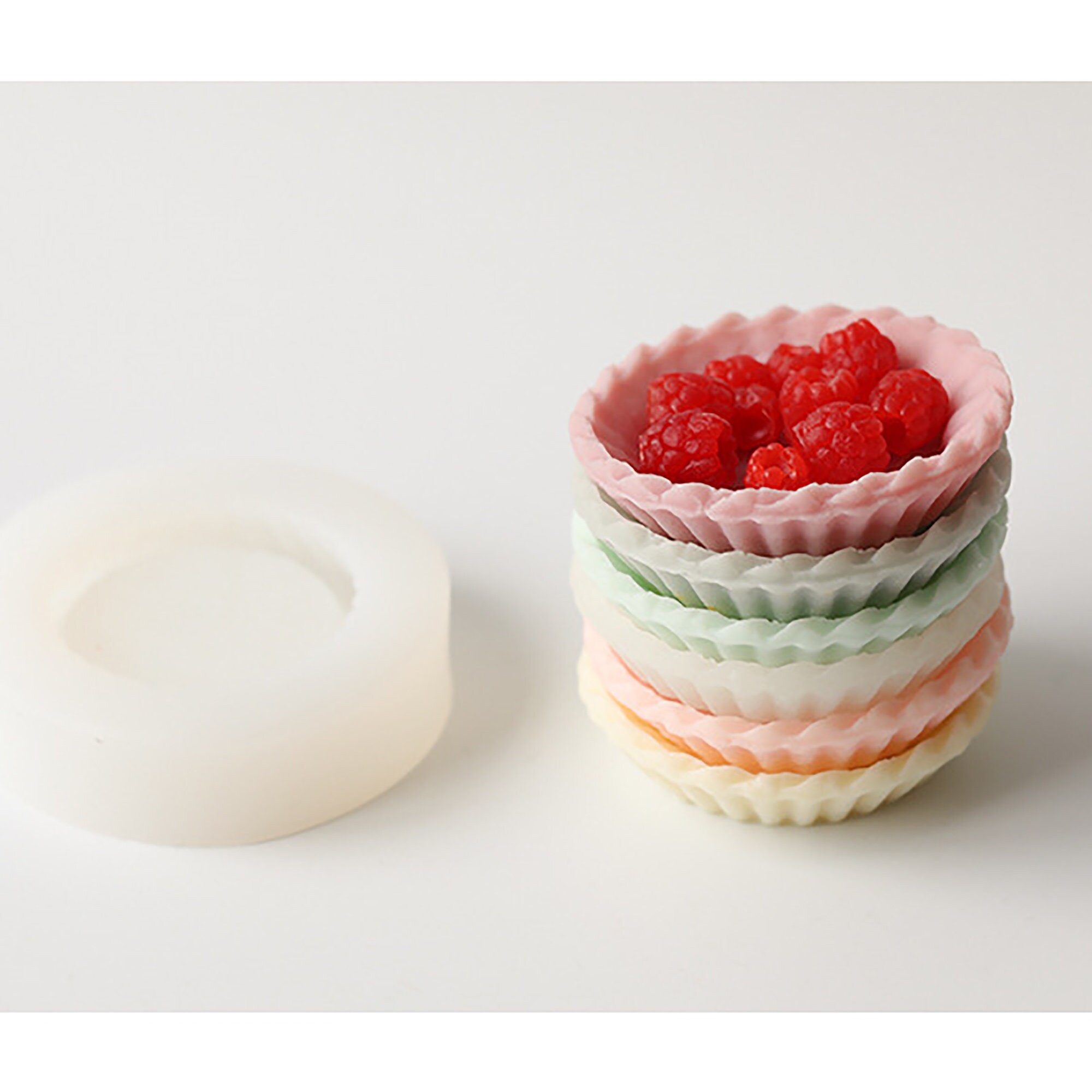 Egg Tart Skin Silicone Mold Cake Diy Decorating Mousse Pastry Etsy