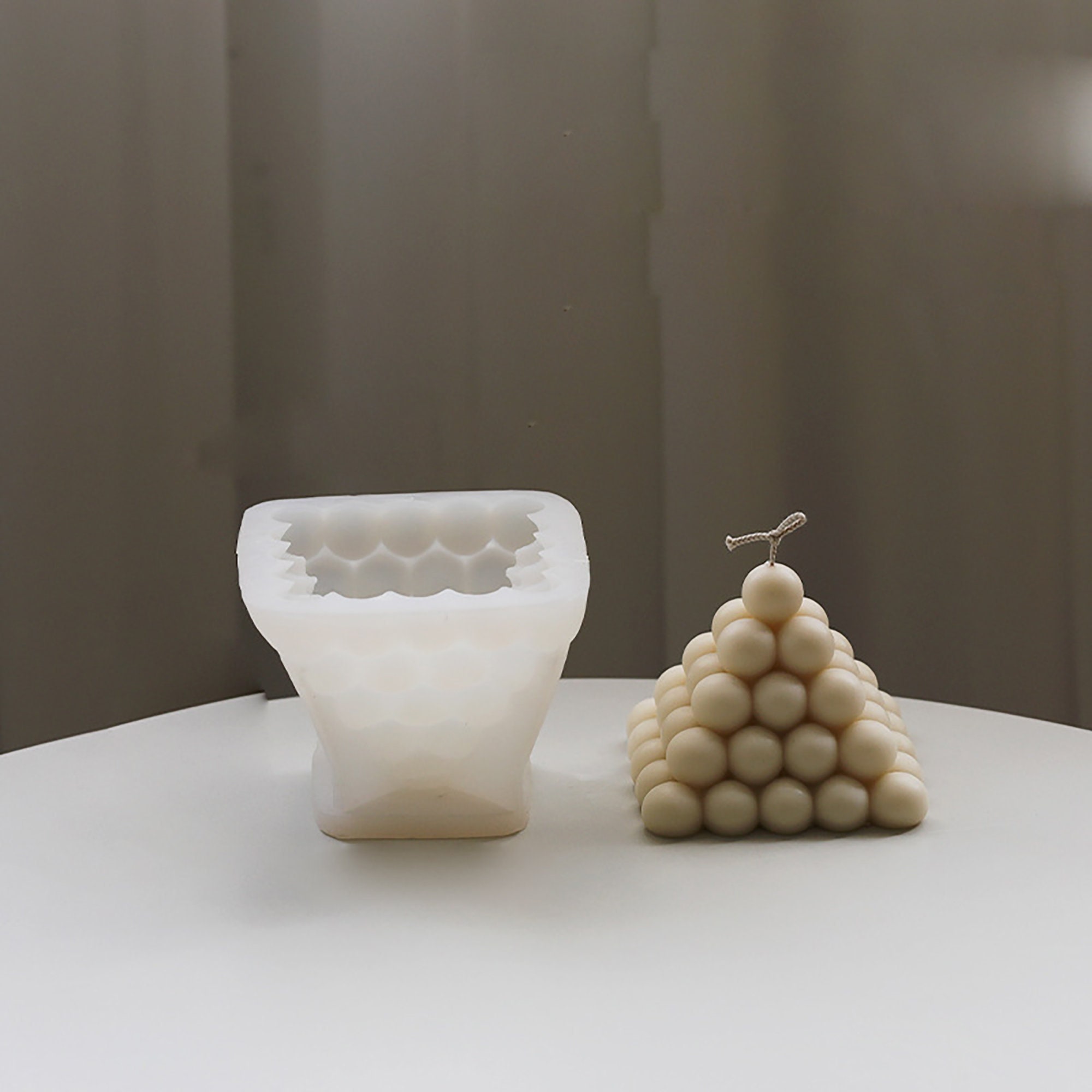 Many Ball Candle Silicone Mold Cake Mousse Pastry Chocolate Etsy