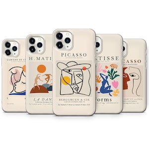 Art Selection Phone Case Cubism Cover for iPhone 16, 15, 14, 13, 12, 11, SE, XR, Pixel 9, 8 Pro, 7A, 7, 6, Samsung S25, S24, S23, S22, S21