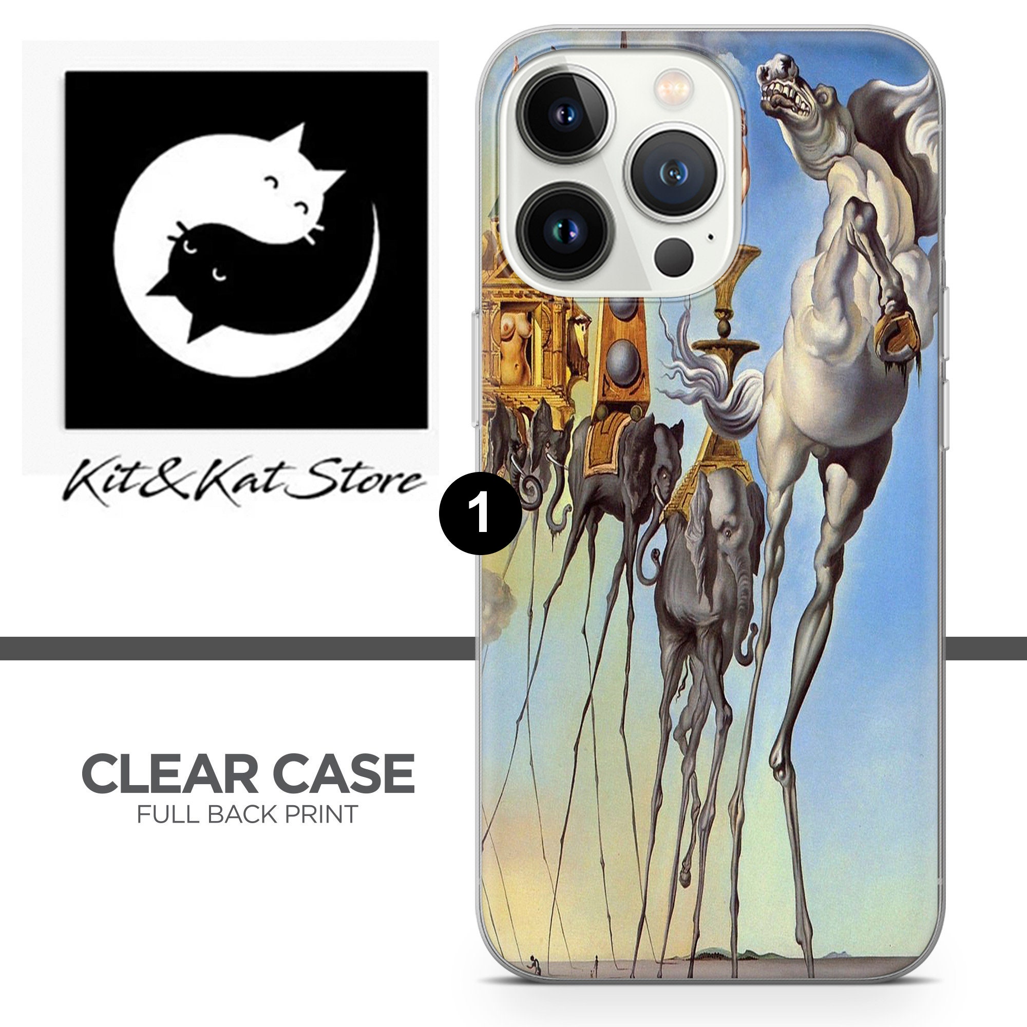 サルバドール・ダリのアート スマホケースカバー（iPhone 17、16、15