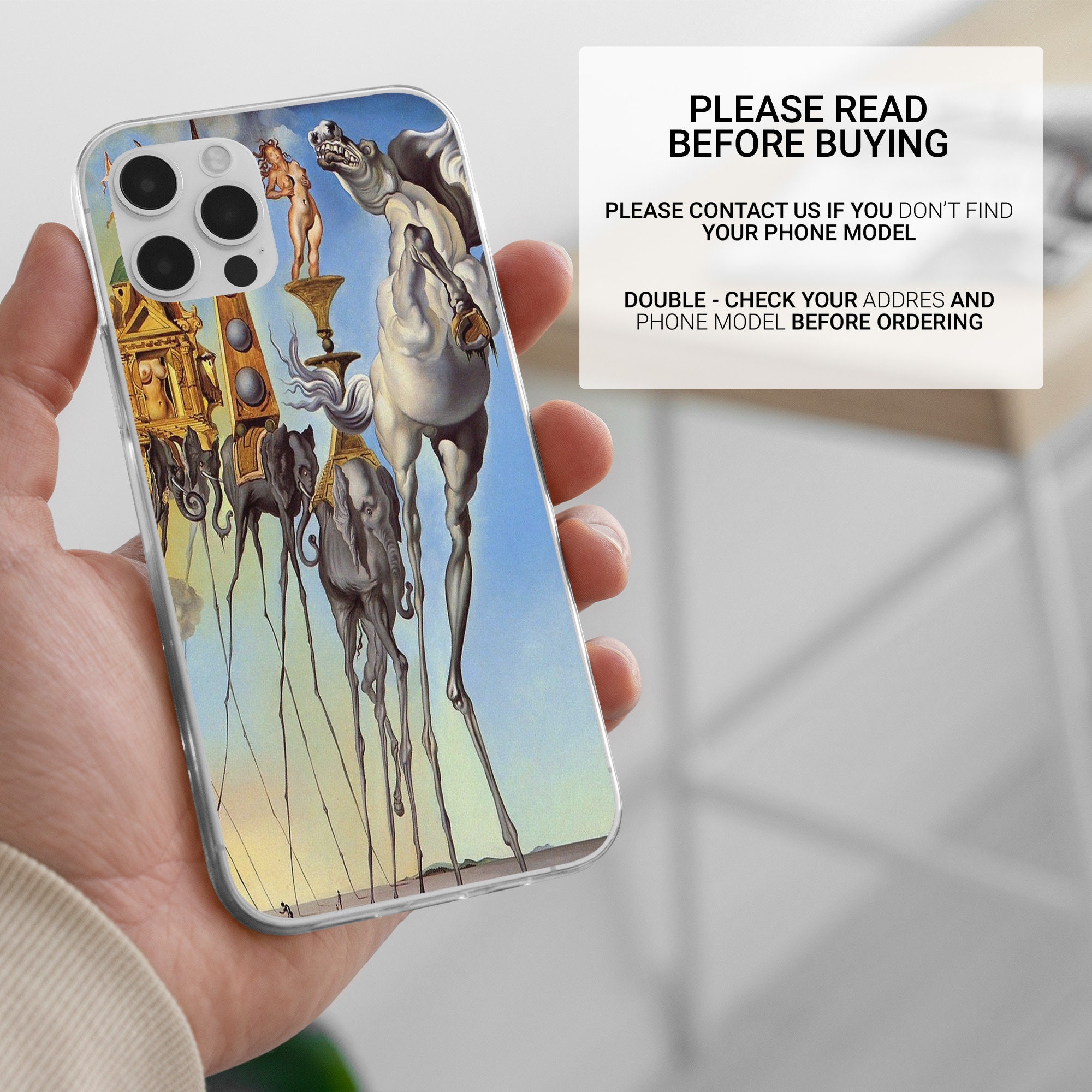 サルバドール・ダリのアート スマホケースカバー（iPhone 17、16、15