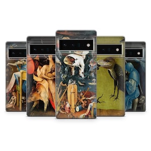 Bosch Art Phone Case Creepy Art Cover for Google Pixel 9, 8 Pro, 8, 7, 7A, 7 Pro, 7 XL, 6, 6A, 6 Pro, iPhone 16, 15, 14, 13, 12, Samsung S25