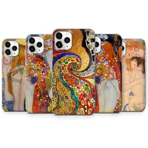 Gustav Klimt Phone Case Fine Art Cover for iPhone 15, 14, 13, 12, 11, SE, XR, XS, 8, Pixel 8 Pro, 7A, 7, 6, Samsung S24, S23, S22, S21