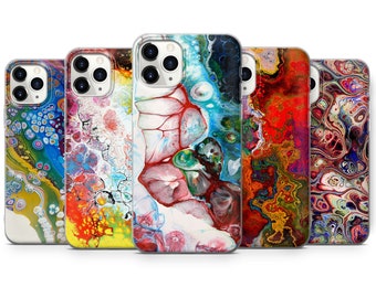 Art Colorful Phone Case Paint  Cover for iPhone 17, 16, 15, 14, 13, 12, 11, X, Pixel 10, 9, 8, 7, 6, Samsung S25, S24,  S23, S22, S21, A15