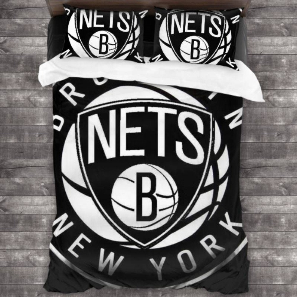 Brooklyn Nets New York Basketball Team Duvet Cover 3pcs Etsy