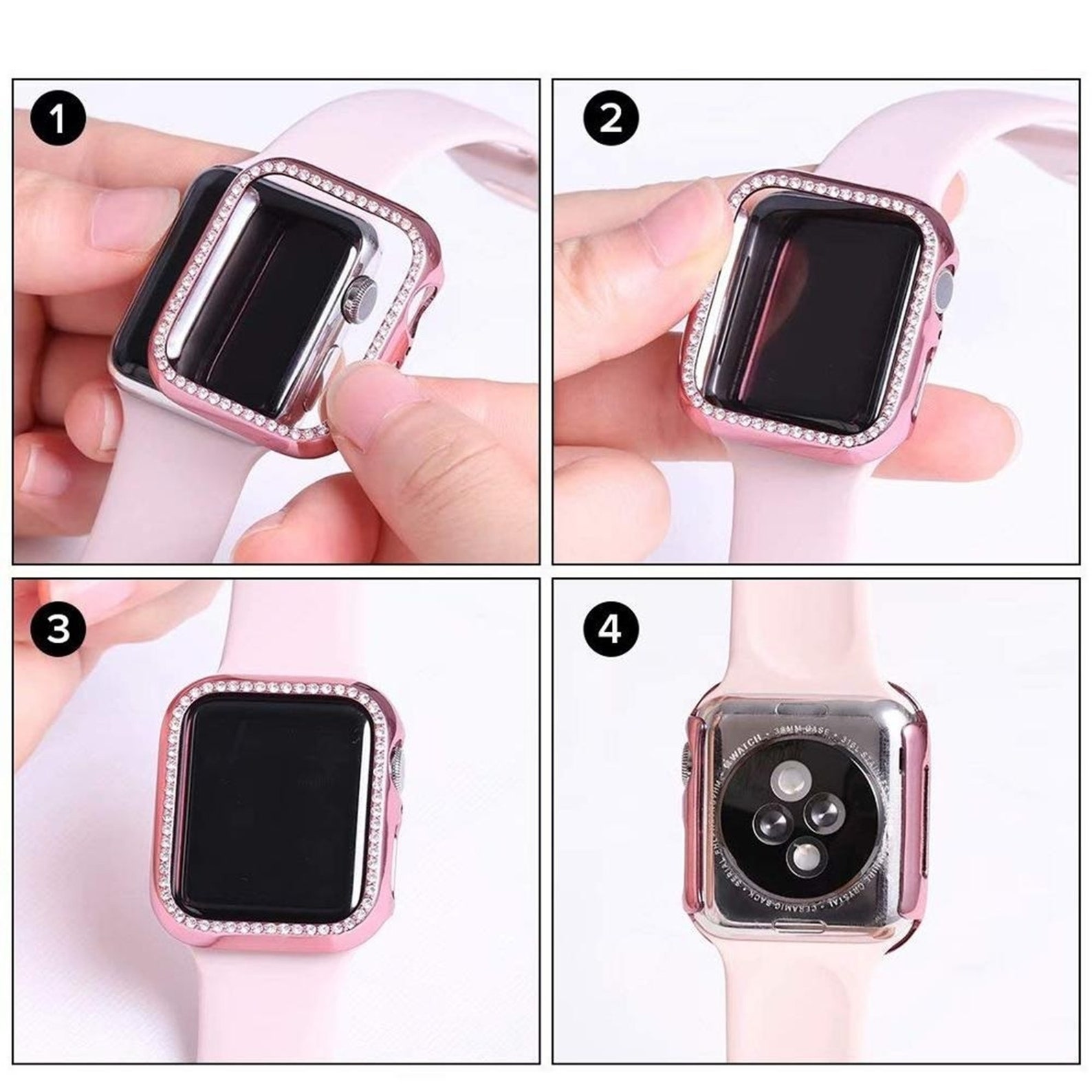 New Bling Cover For Apple watch Case 44mm 40mm iWatch 42mm Etsy