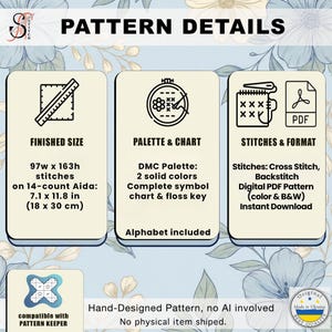 Personalized Wedding Couple Silhouette Cross Stitch Pattern, Customizable Bride & Groom Design, Custom Names and Date Romantic Anniversary image 2