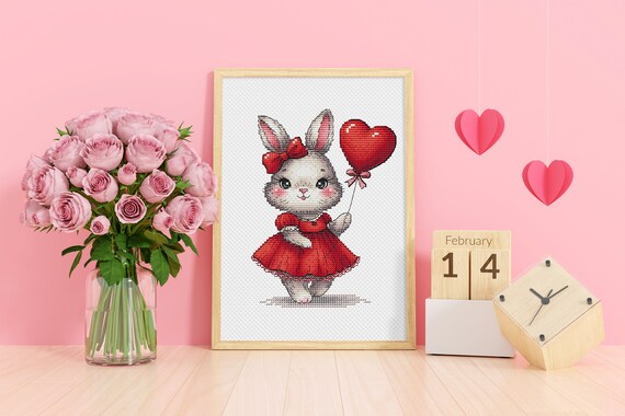 bunny in red dress Rabbit in Red Dress