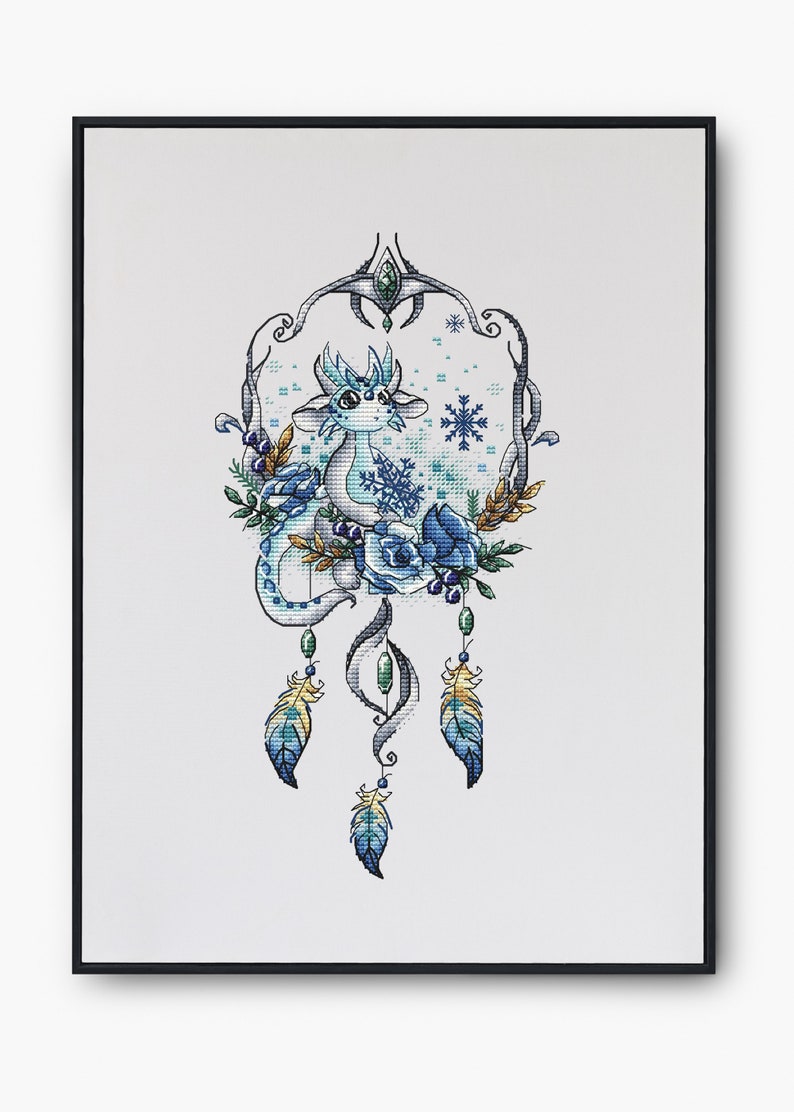 Dragon Cross Stitch Pattern PDF Instant Download Dream Cross Etsy