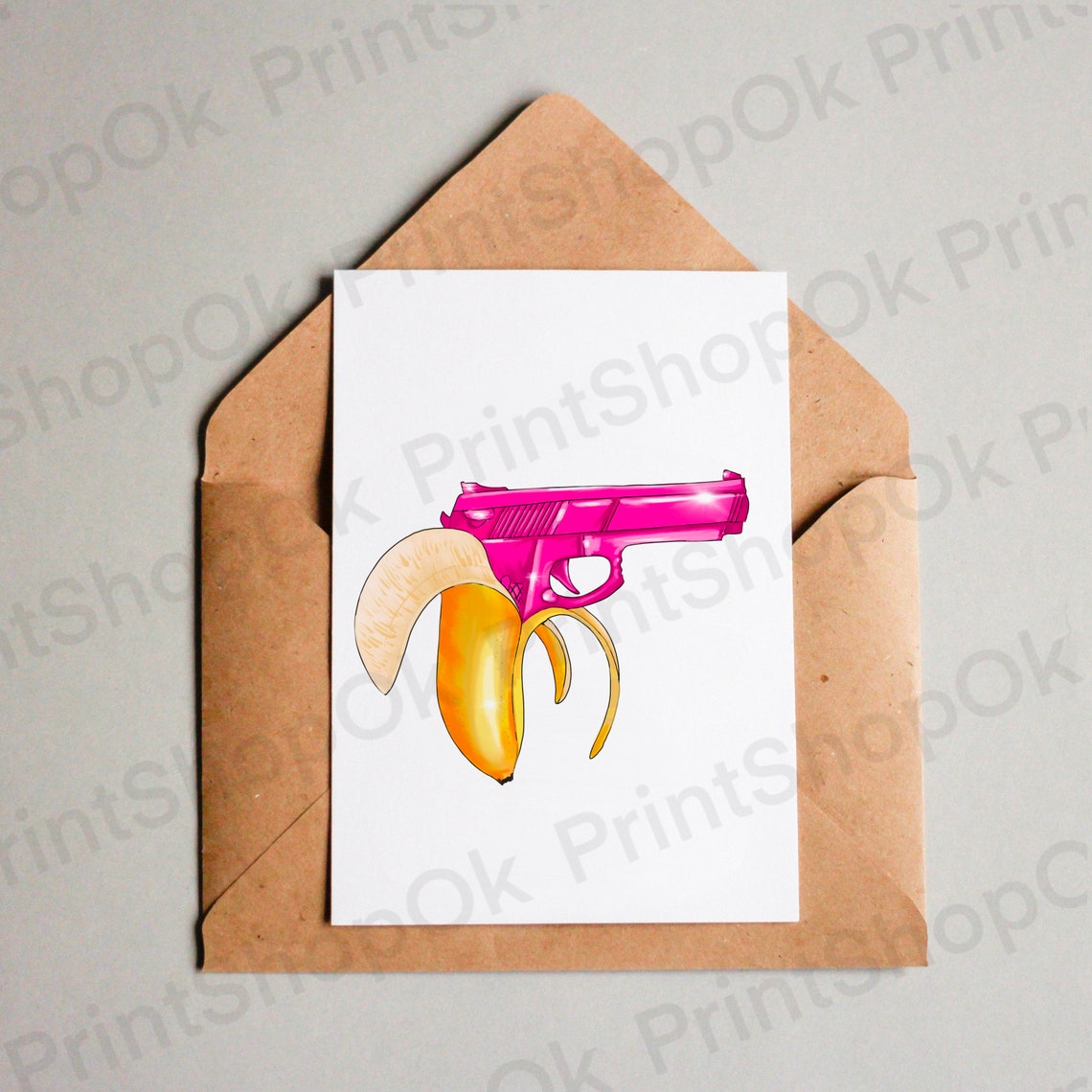 Banana gun Banana png clipart PNG PDF and JPG Etsy
