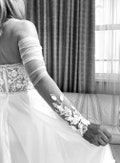 Detachable Tulle Wedding Sleeves: Handmade Bridal Bicep Sleeves product logo