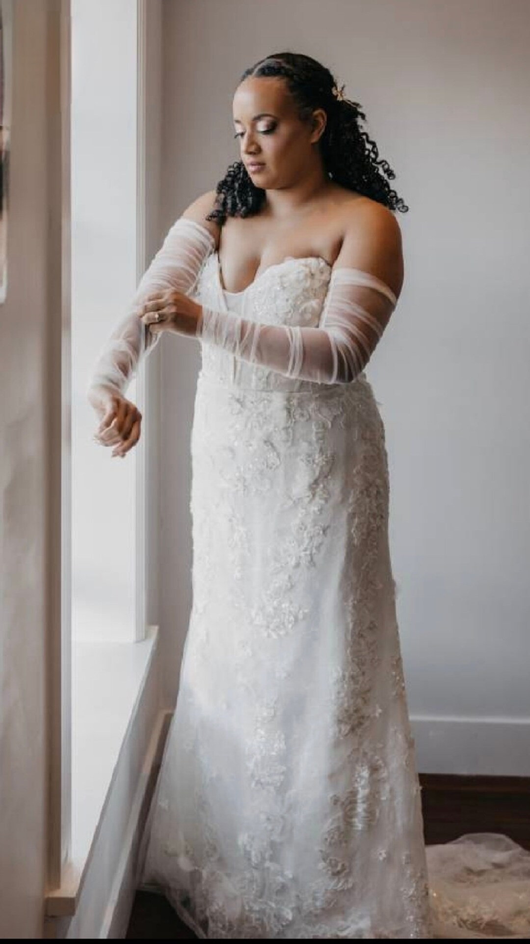 Handmade Tulle Wedding Sleeves: Detachable Bridal Bicep Sleeves - Etsy