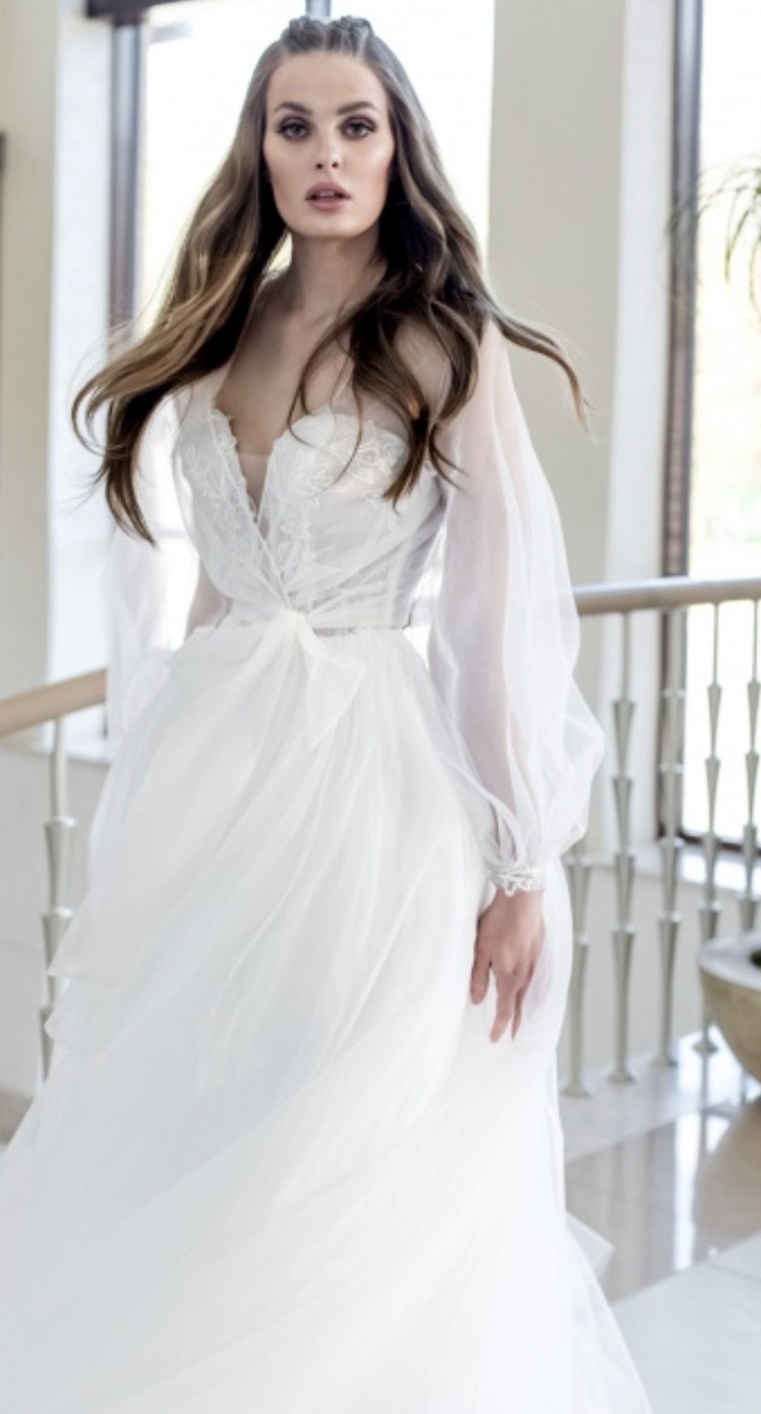 Long Sleeve Bolero for Wedding Dress Wedding Top Wedding Etsy