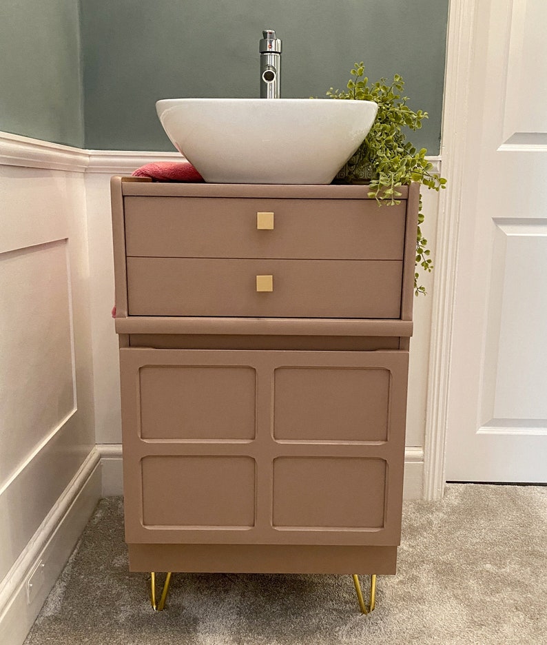 Nathan Bespoke Cloakroom Vanity Unit Etsy