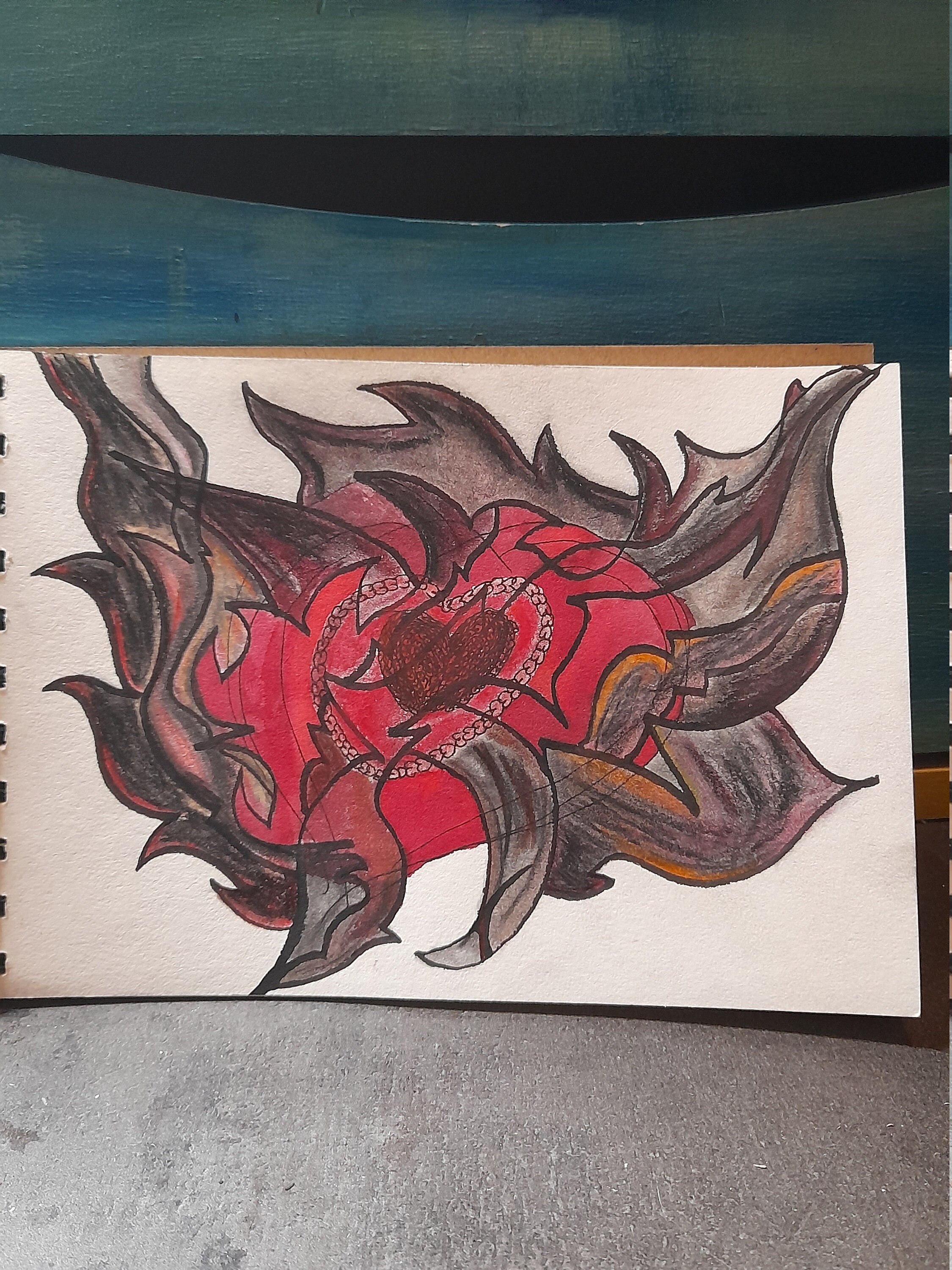 Dessins Aquarelle et Feutre Collection Cœurs Personnalisable