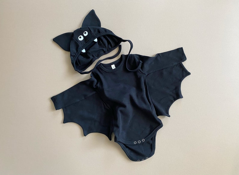 Baby Bat Romper With Baby Bat Outfit Baby Bat Etsy