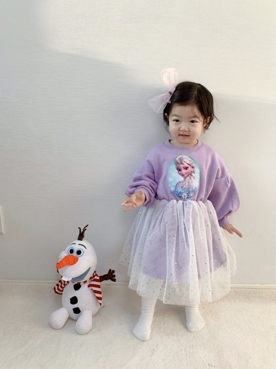 Toddler Elsa Dress, Purple Kids Dress, Korean Style - Etsy Toddler Elsa Dress, Purple Kids Dress, Korean Style - Etsy