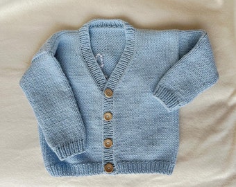 cardigan pour enfant, pull bébé, cardigan garçon, cardigan tricoté à la main, cardigan pour enfants tricoté à la main, cardigan garçon tricoté à la main