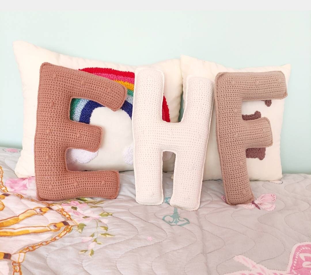 Personalised letter cushion Etsy