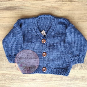 kid&#39;s cardigan ,  baby sweater ,  boy cardigan , hand knit cardigan ,  hand knitted children&#39;s cardigan , hand knitted boy cardigan