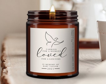 Baby Loss Remembrance Candle: Essential Oil Soy Wax Candle
