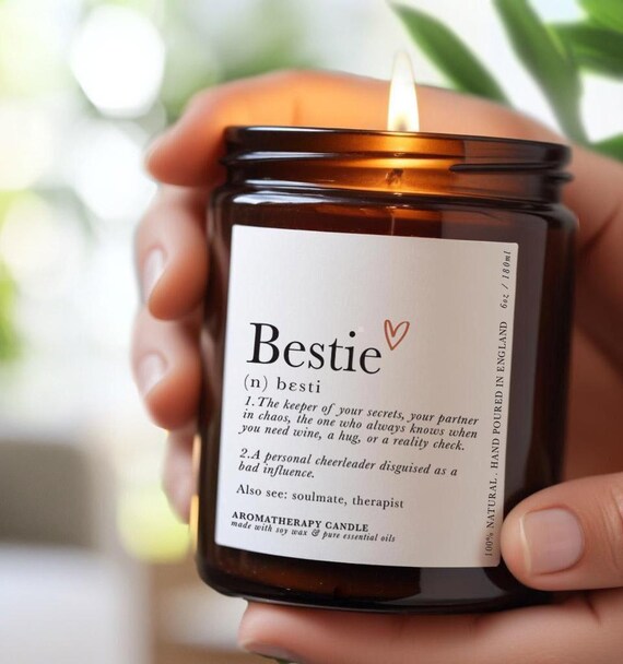 Aromatherapie-Bestie-Kerze: Natürliche ätherische Öle, Sojawachs