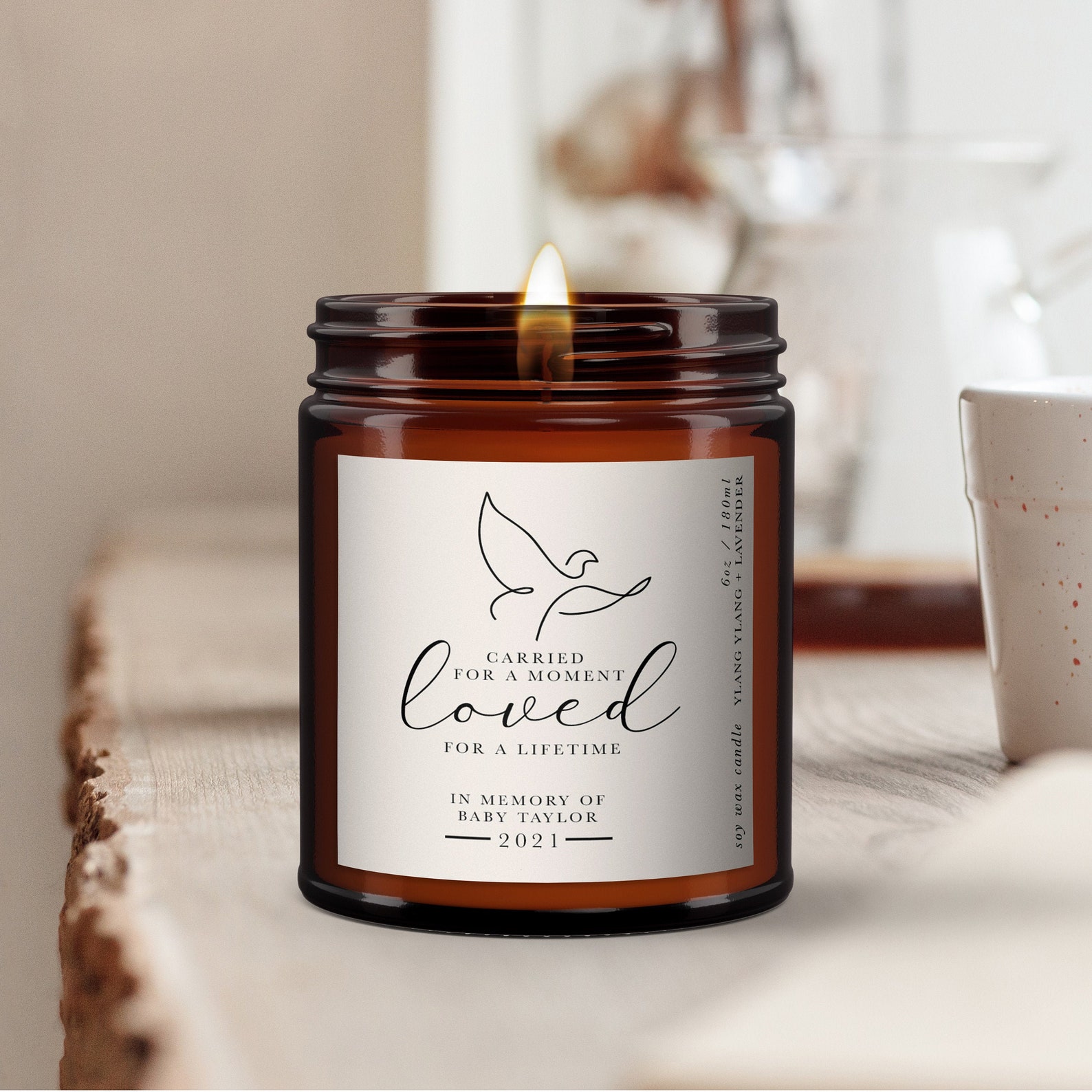 Baby Loss Candle Baby Remembrance Candle Miscarriage Infant Etsy UK