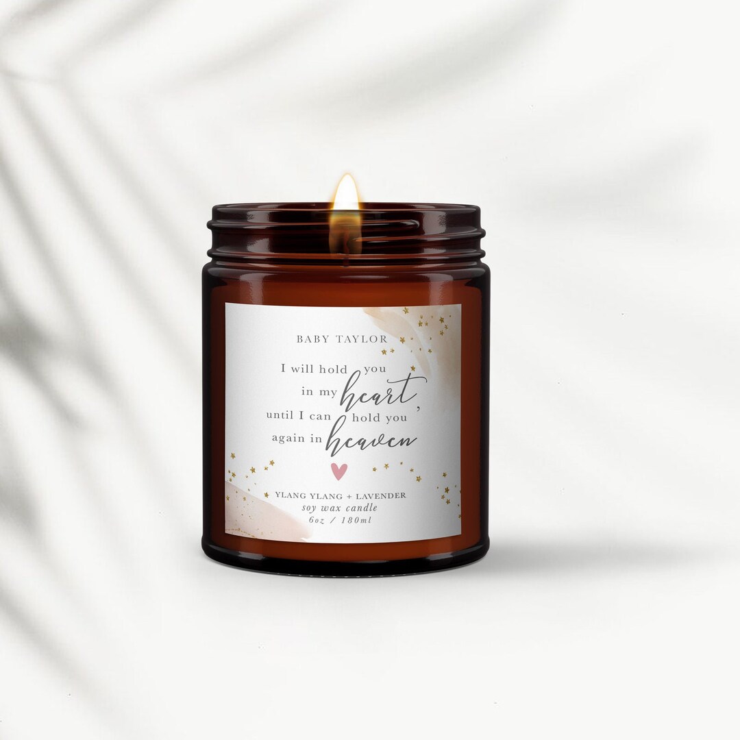 Baby Loss Candle, Baby Remembrance Candle, Miscarriage Infant Loss