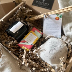 a box with a lot of items inside of it