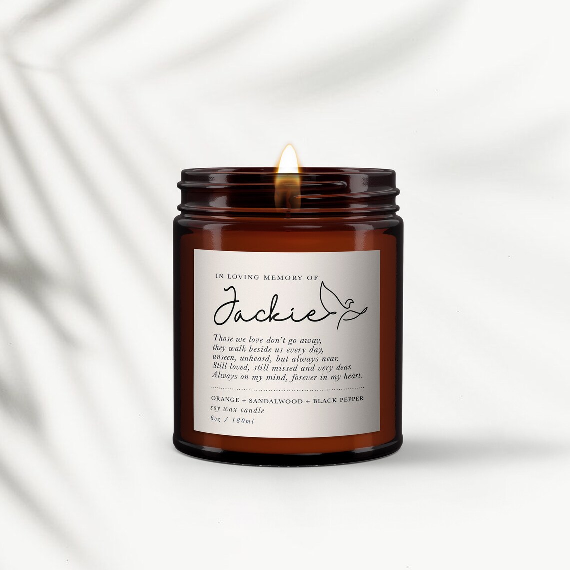 Sympathy gift Bereavement candle Condolences gift Etsy