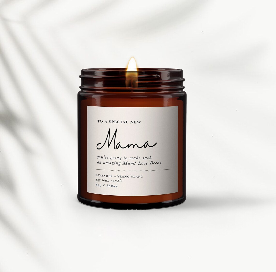 New Mama Personalised All Natural Candle New Mum Gift New Etsy