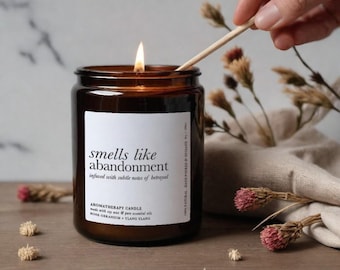Vela divertida para despedida: aroma a abandono, cera de soja para aromaterapia