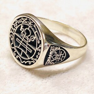 Secret Seal of Solomon-king Solomon Ring-talisman-amulet-sterling ...