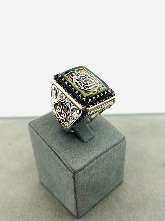 Amethyst Stone Silver Ring | Handmade Unique Design