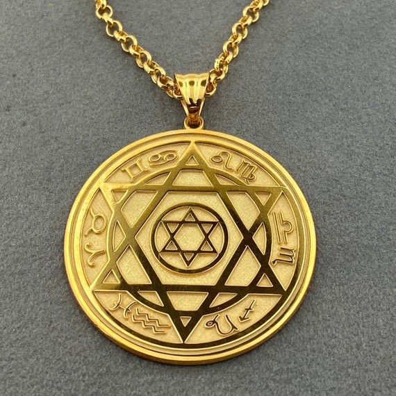 Solomon Talisman Necklace-constellation Necklace With Solomon | Etsy