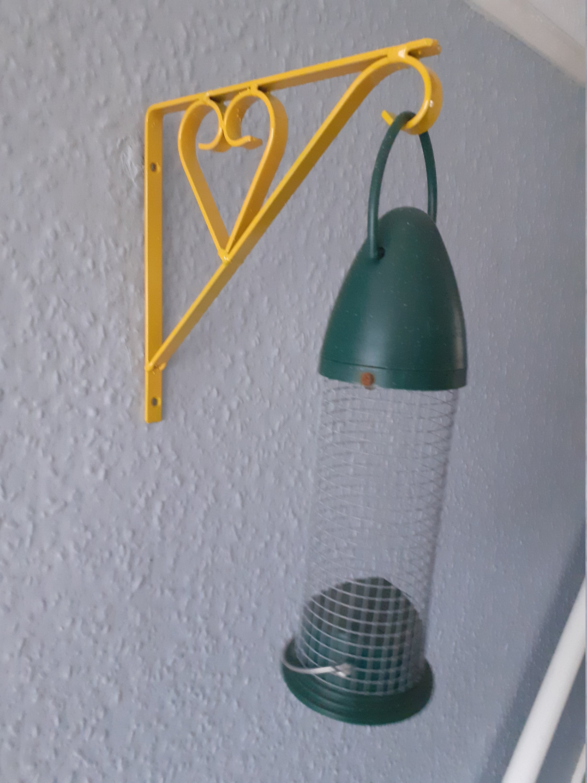 2x Heart Feature 8 / 20cm Hanging Basket / Bird Feeder / Lantern Holder