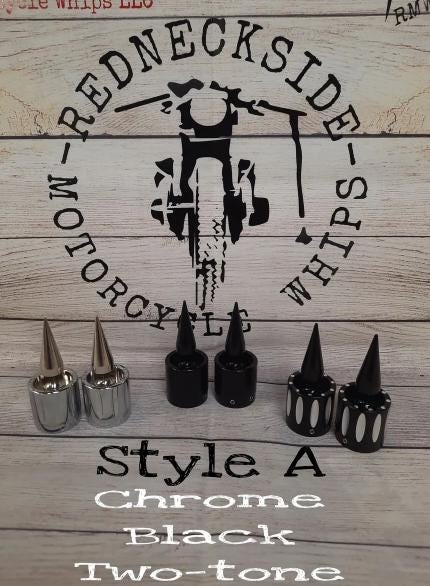 Front Spiked Motorcycle Axle Covers for Harley Style A