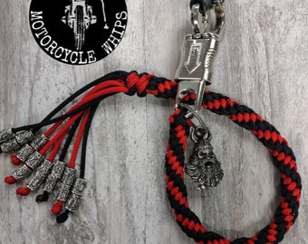 Bearded Viking Guardian Getback Motorcycle Whip-You choose your colors!